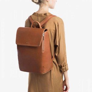 Matt & Nat Fabi Vegan Leather Adjustable Laptop Backpack
